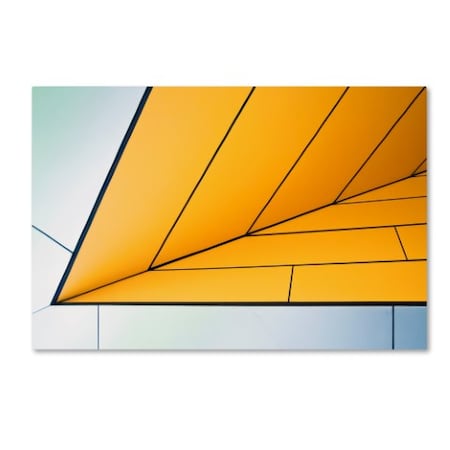 Linda Wride 'Yellow Dart' Canvas Art,22x32